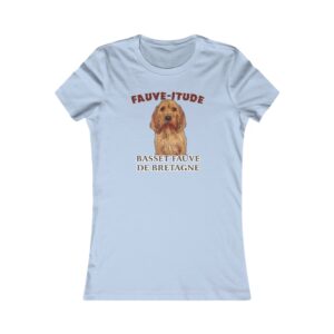Basset Fauve de Bretagne dog illustration on shirt.