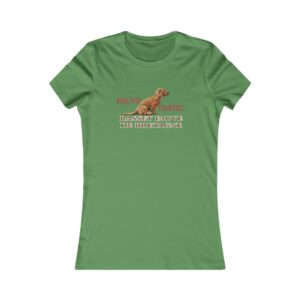 Green T-shirt with Basset Fauve de Bretagne design.