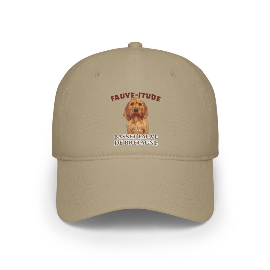 Cap with Basset Fauve de Bretagne graphic